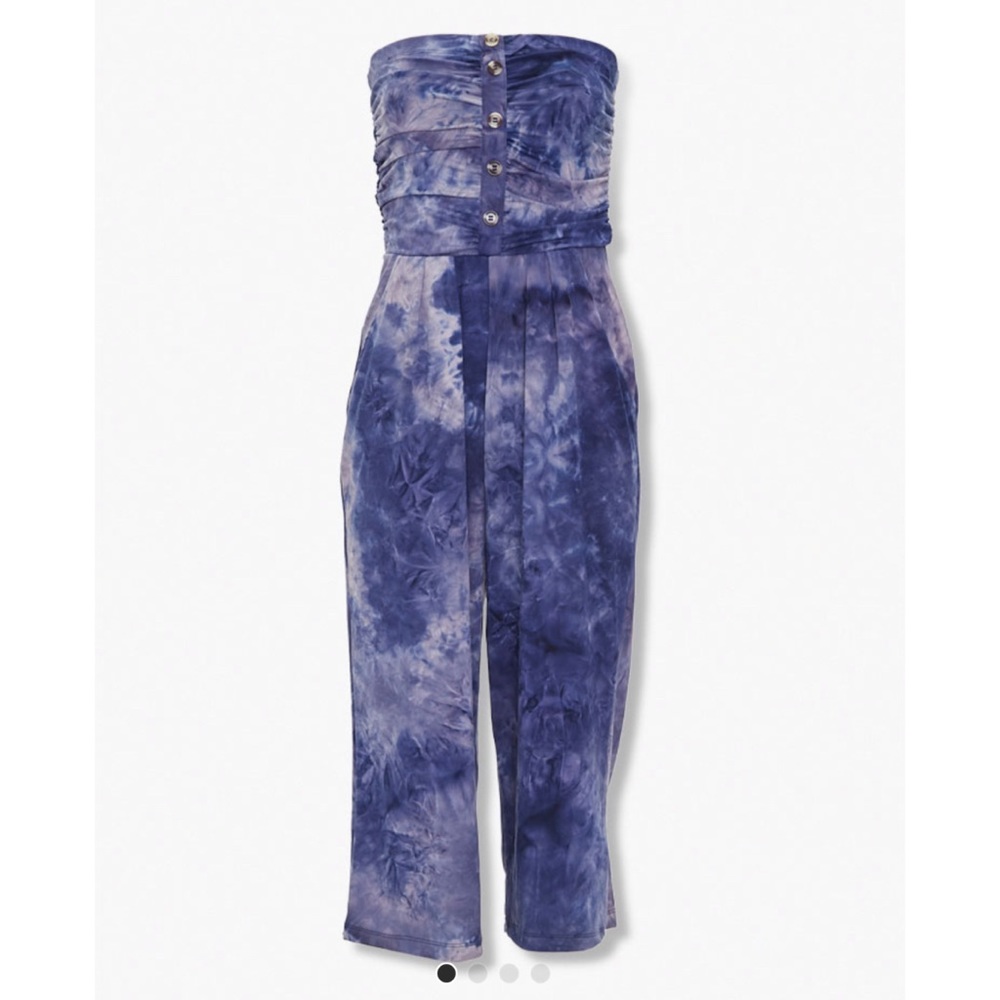 *HPx3!* strapless wide leg jumpsuit